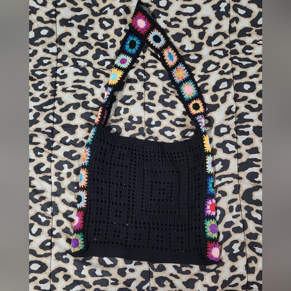 Colorful Crochet Flower Bags - Picture 2 of 8